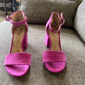 Sam Edelman size 6 Women’s pink heels shoes